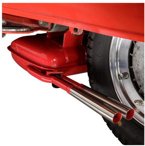 Vespa PX200 P200E Rally 200 Cosa200 SIP Road 3.0 Sport Style Twin Exhaust - Red