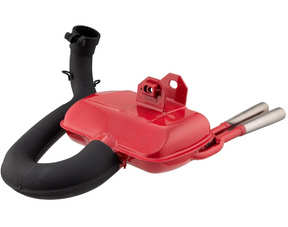 Vespa PX200 P200E Rally 200 Cosa200 SIP Road 3.0 Sport Style Twin Exhaust - Red