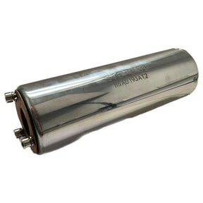 Vespa PX200 P200E Sterling Expansion Performance Exhaust Black with Stainless End Pipe - Left Hand