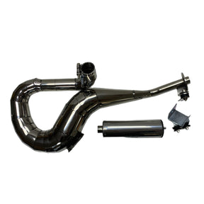 Vespa PX125 150 Sterling Expansion Performance Exhaust - Right Hand - Stainless Steel