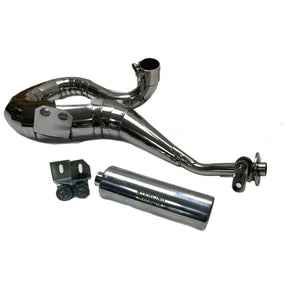 Vespa PX200 P200 Sterling Expansion Performance Exhaust - Right Hand - Stainless Steel
