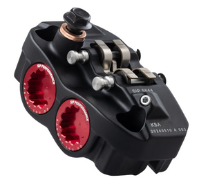 Vespa PX Disc MY T5 Classic LML Grimeca SIP RADIAL Front Hydraulic Brake Caliper with Axle Seating Radial 82mm Black Anodized