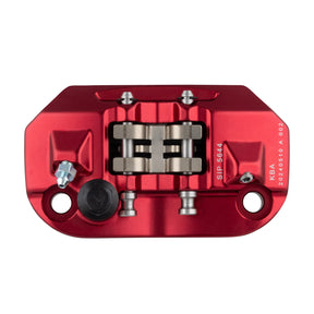 Vespa PX Disc MY T5 Classic LML Grimeca SIP RADIAL Front Hydraulic Brake Caliper with Axle Seating Radial 82mm Red Anodized