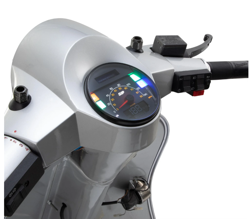 Vespa PX EFL Disc MY T5 Classic LML PK XL SIP 2.1 Speedometer - Lusso Style