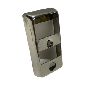 Vespa PX EFL T5 Horn Light Switch Cover - Polished Stainless Steel