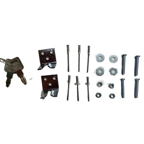 Vespa PX GS Style Tool Box and Lid Assembly - Chrome