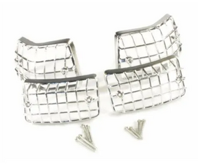 Vespa PX PE T5 Classic Indicator Grill Kit - Chrome