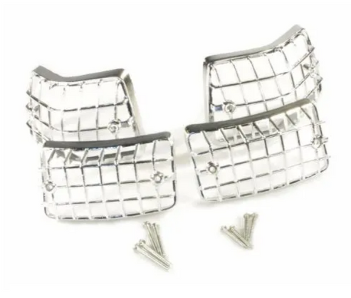 Vespa PX PE T5 Classic Indicator Grill Kit - Chrome