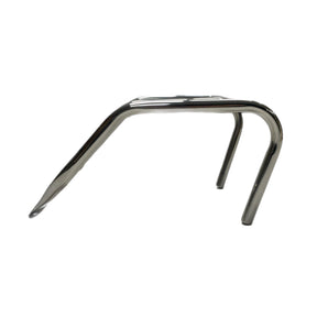 Vespa PX PE T5 Rear Mini Flat Rack/Carrier - Polished Stainless