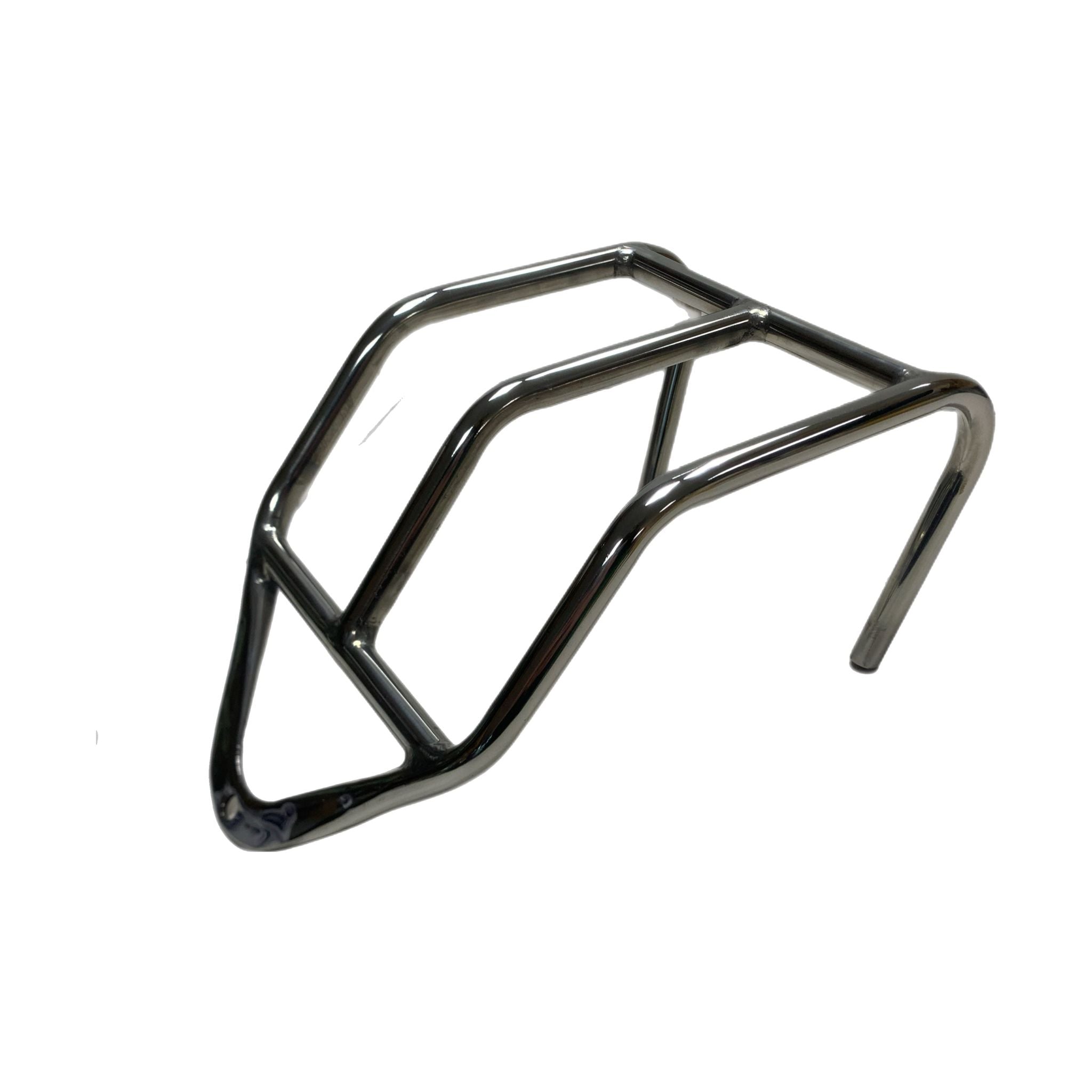 Vespa PX PE T5 Rear Mini Flat Rack/Carrier - Polished Stainless
