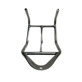 Vespa PX PE T5 Rear Mini Flat Rack/Carrier - Polished Stainless