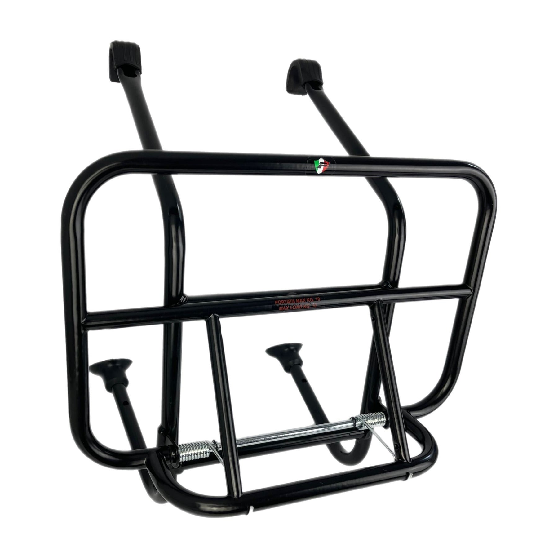 Vespa PX T5 Super Sprint Rally V50 Front Carrier Deep Type - Black Cuppini
