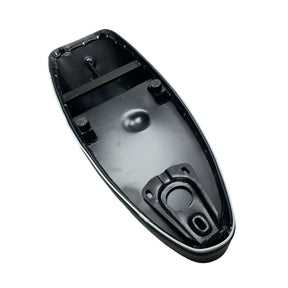 Vespa PX PE LML T5 Classic Racing Seat Slim Style - Black with White Piping