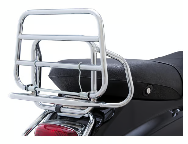 Vespa Primavera Sprint S 50 125 150 Chrome Rear Fold Down Carrier