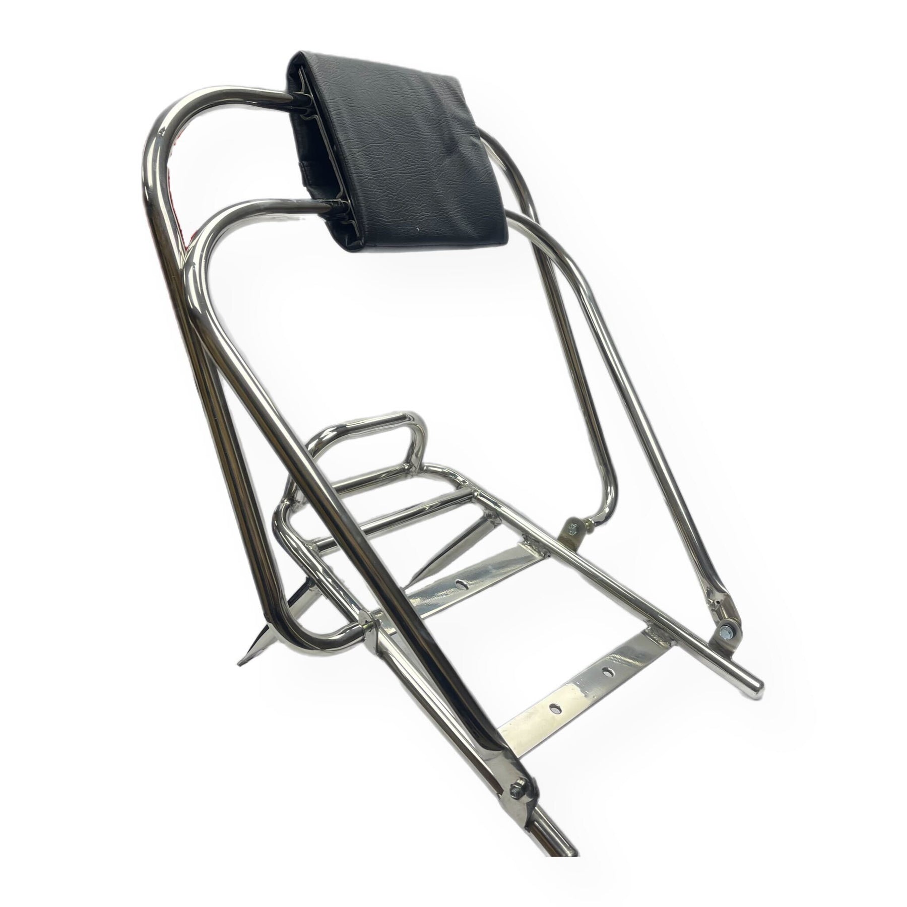 Vespa PX, PE, T5 Classic LML Flip Over Flip Flop Backrest - Stainless Steel