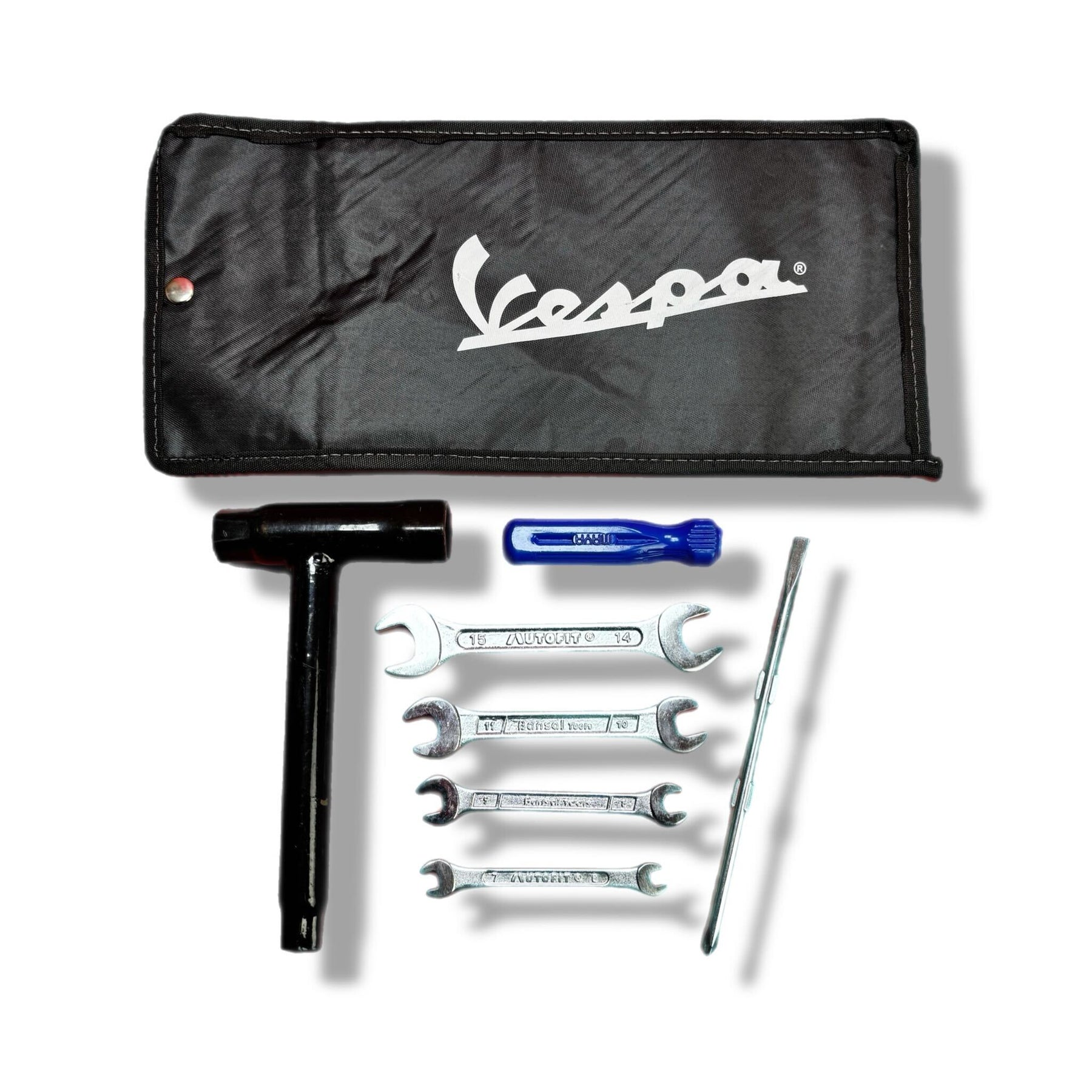 Vespa PX PE T5 Super Sprint Rally VBB Tool kit with Black Pouch