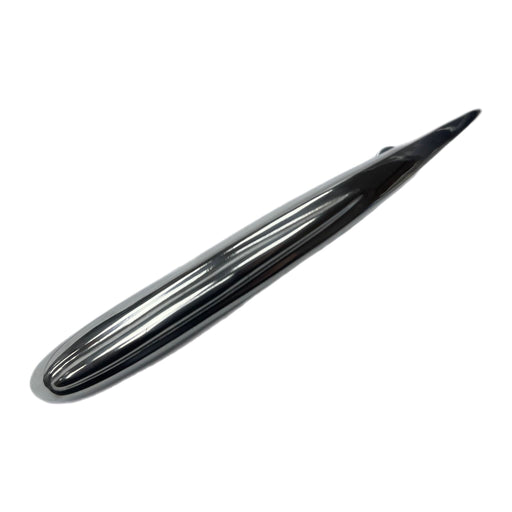 Vespa VBB Sportique GS VNB Front Mudguard Crest Teardrop 16.5cm - Polished Alloy