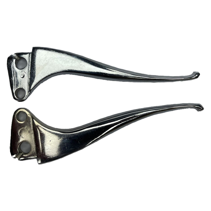 Vespa VBB Sportique VL1 ACMA Handle Bar Levers Small Ball End - Chrome