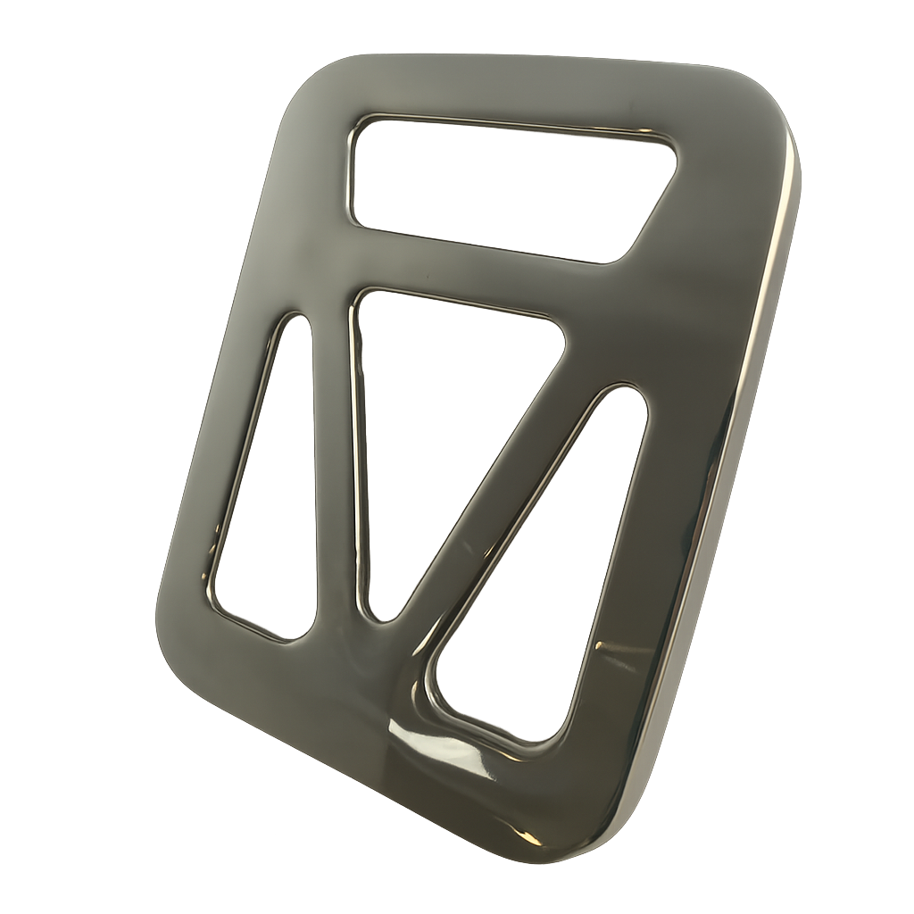 Vespa VBB VLB Sprint Super Rear Single Seat Base Luggage Rack - Stainless Steel