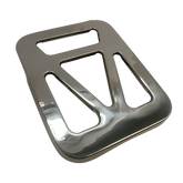 Vespa VBB VLB Sprint Super Rear Single Seat Base Luggage Rack - Stainless Steel