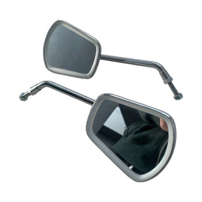 Vespa Lambretta Scooter Screw In Stadium Mirrors - Pair - 8mm x26 Thread