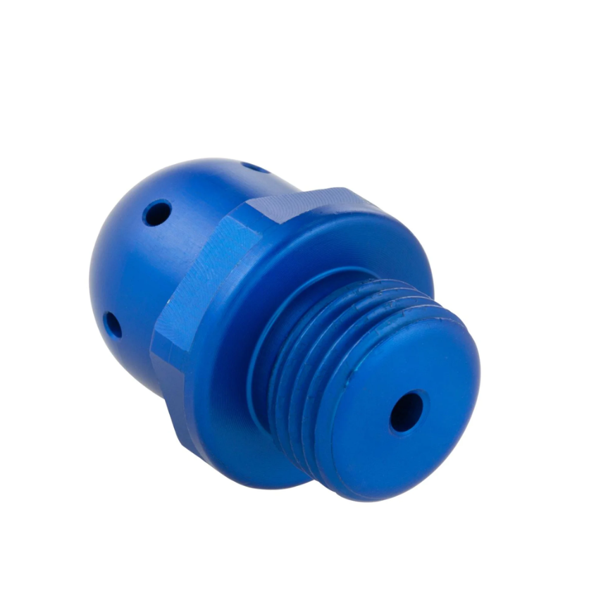 Lambretta S1-3 Li GP SX TV J Lui CNC Oil Breather Plug - Blue - Casa Performance