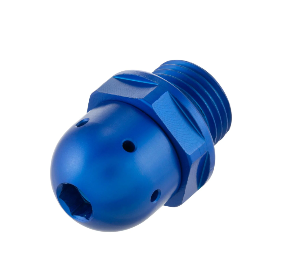 Lambretta S1-3 Li GP SX TV J Lui CNC Oil Drain & Oil Breather Plug Bundle - Blue - Casa Performance