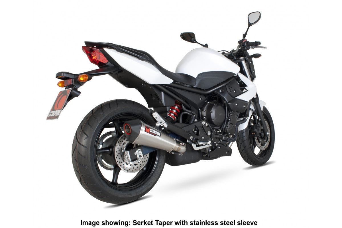 Yamaha XJ/XJ6 (2009–2016) Scorpion Exhaust Serket Taper Slip-on - Carbon Fibre