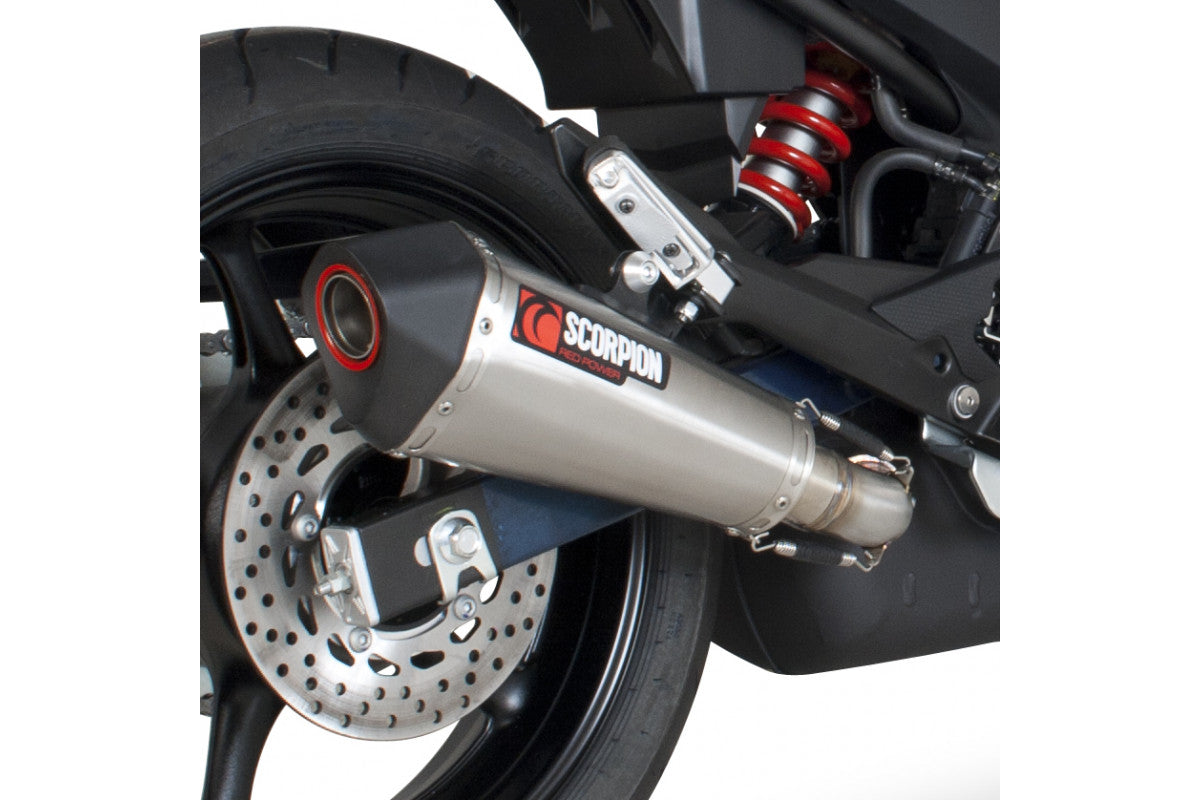Yamaha XJ/XJ6 (2009–2016) Scorpion Exhaust Serket Taper Slip-on - Brushed Stainless