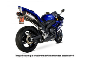 Yamaha YZF R1 (2007–2008) Scorpion Exhaust Serket Parallel Slip-on Pair - Carbon Fibre