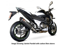 Kawasaki Z 800 (2013–2016) Scorpion Exhaust Serket Parallel Slip-on - Titanium