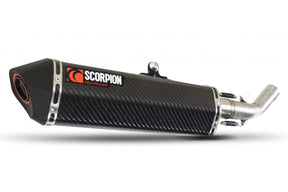 Kawasaki Z 800 (2013–2016) Scorpion Exhaust Serket Parallel Slip-on - Carbon Fibre