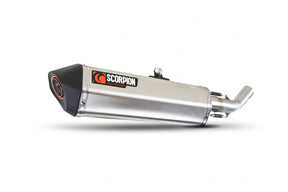 Kawasaki Z 800 (2013–2016) Scorpion Exhaust Serket Parallel Slip-on - Brushed Stainless