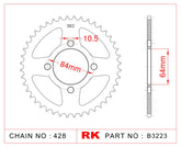 RK-B3223-49 Rear Sprocket JTR1796