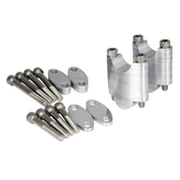 Bike It CNC Multi-Stage Bar Riser 28.6mm Motorcycle Adjustable Handlebar