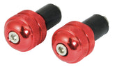 Bike It Red 13mm Round Motorcycle Bar End Weights