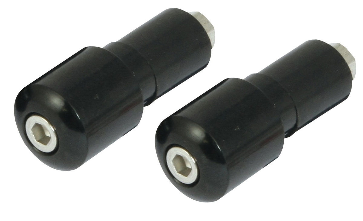 Bike It Black 13mm Slim Motorcycle Bar End Weights