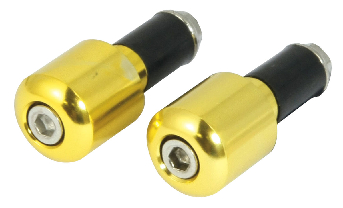 Bike It Gold 13mm Slim Motorcycle Bar End Weights - Beedspeed