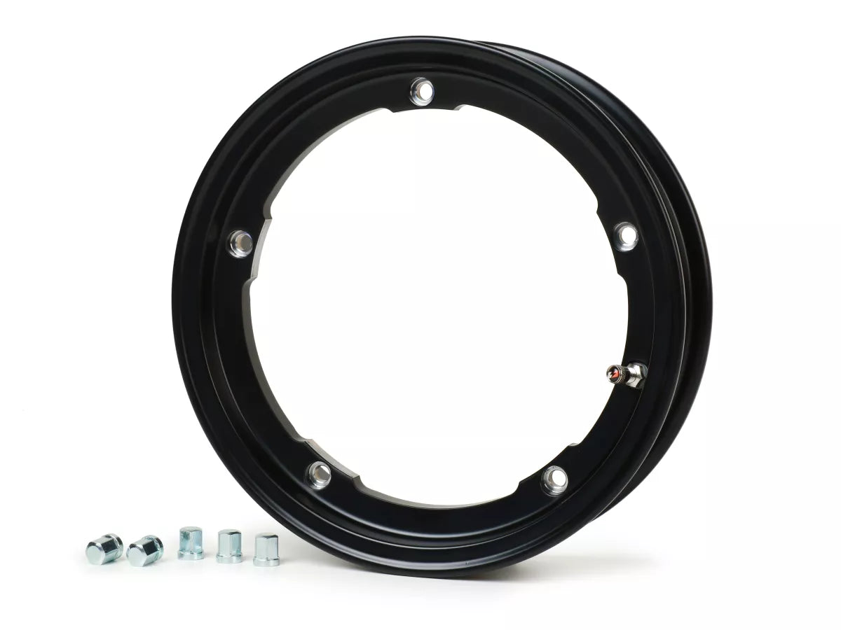 Vespa PX Rally Super Sprint LML V50 PK 10" BGM PRO Superstrong Tubeless Wheel Rim - Matt Black