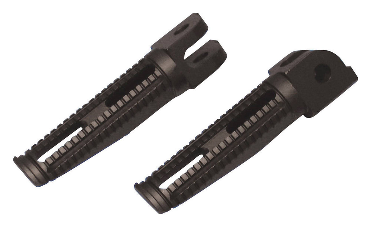 BikeTek Billet Aluminium Race Pegs Honda Rider Black - Beedspeed