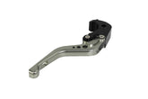 BikeTek Adjustable CNC Brake Lever Short  - Titanium / Black Adjuster - #B06S