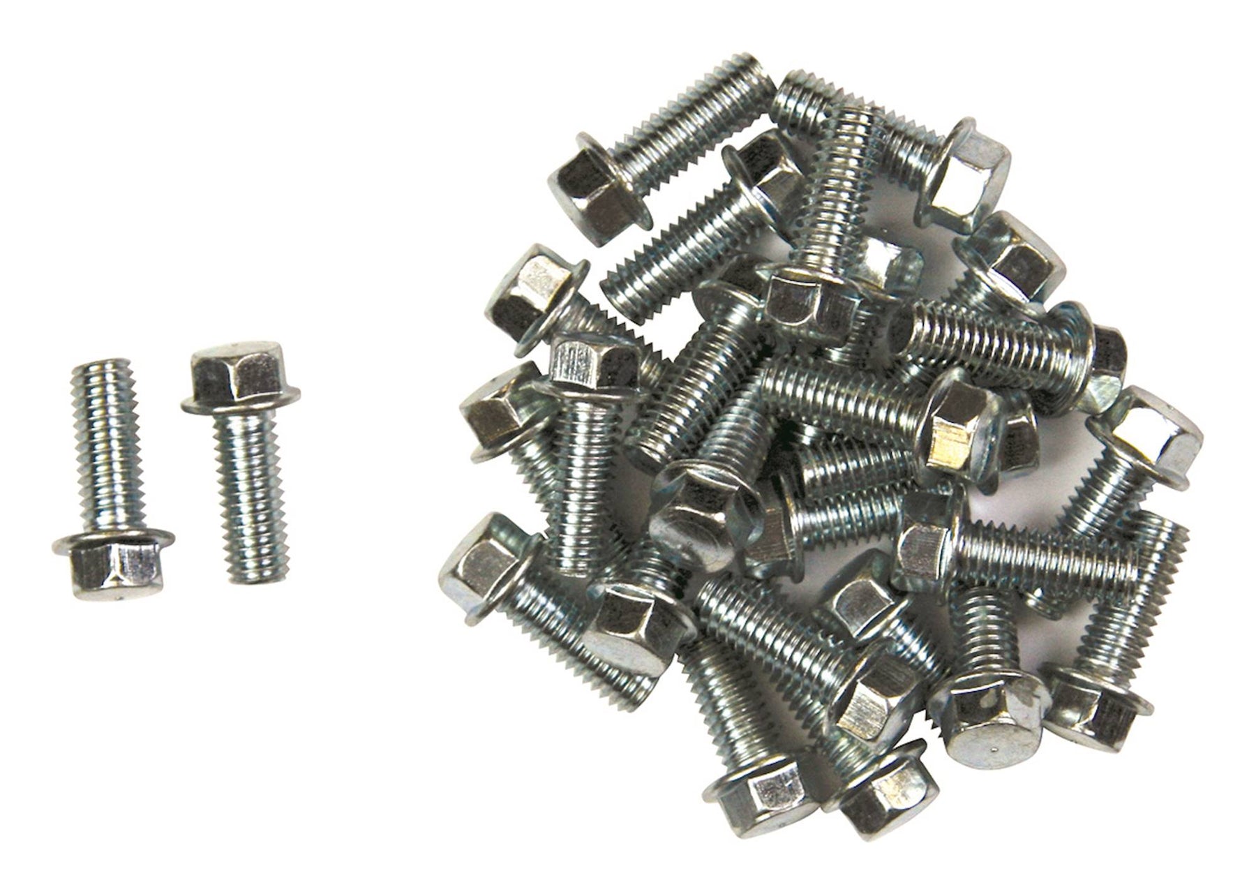 Bike It M6 x 12mm Carbon Steel Motorcycle Flange Bolts Pack of 25