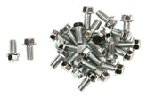 Bike It M6 x 16mm Carbon Steel Motorcycle Flange Bolts Pack of 25