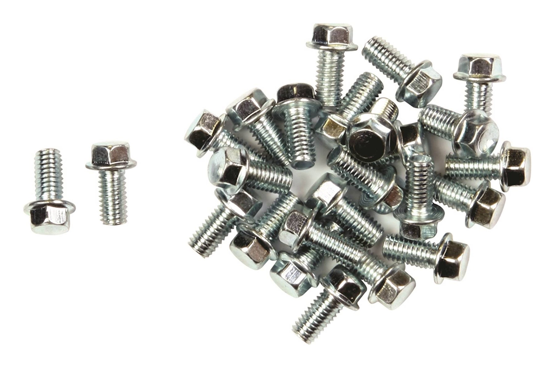 Bike It M6 x 16mm Carbon Steel Motorcycle Flange Bolts Pack of 25