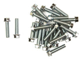 Bike It M6 x 25mm Carbon Steel Motorcycle Flange Bolts Pack of 25