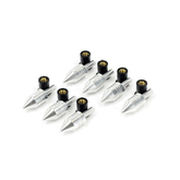 Bike It Chrome Motorcycle Screen Spike Screw Kit Windscreen Bolts Pack of 8