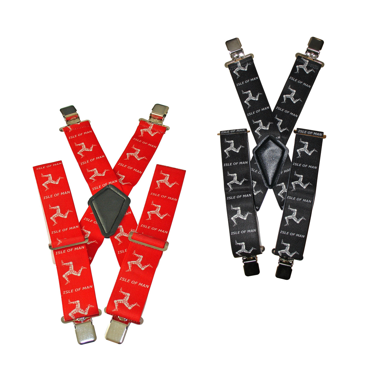Bike It Isle of Man Motorcycle Rider Braces Black
