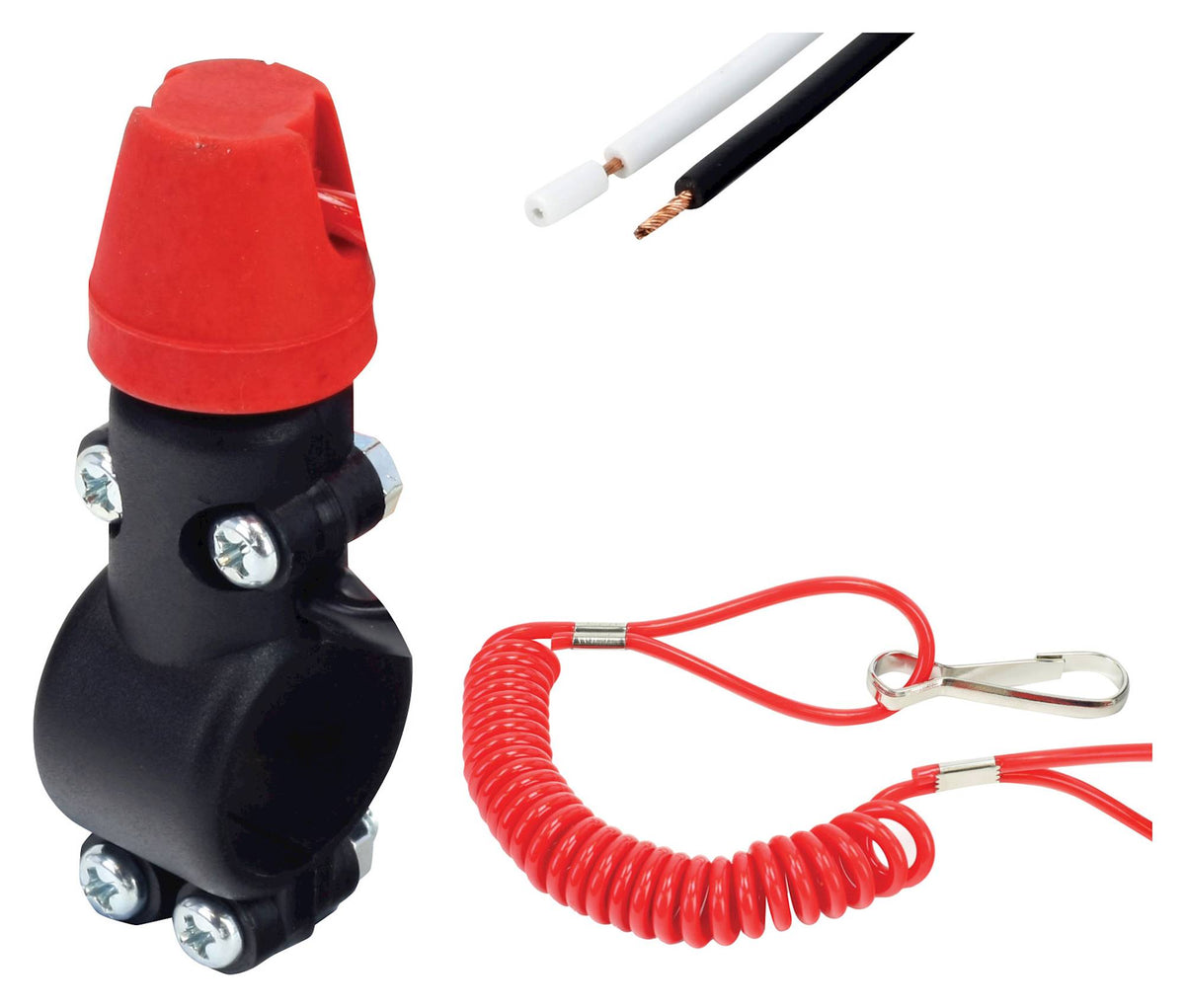 Bike It Universal Motorcycle Kill Switch with Tether Circuit Break - Beedspeed