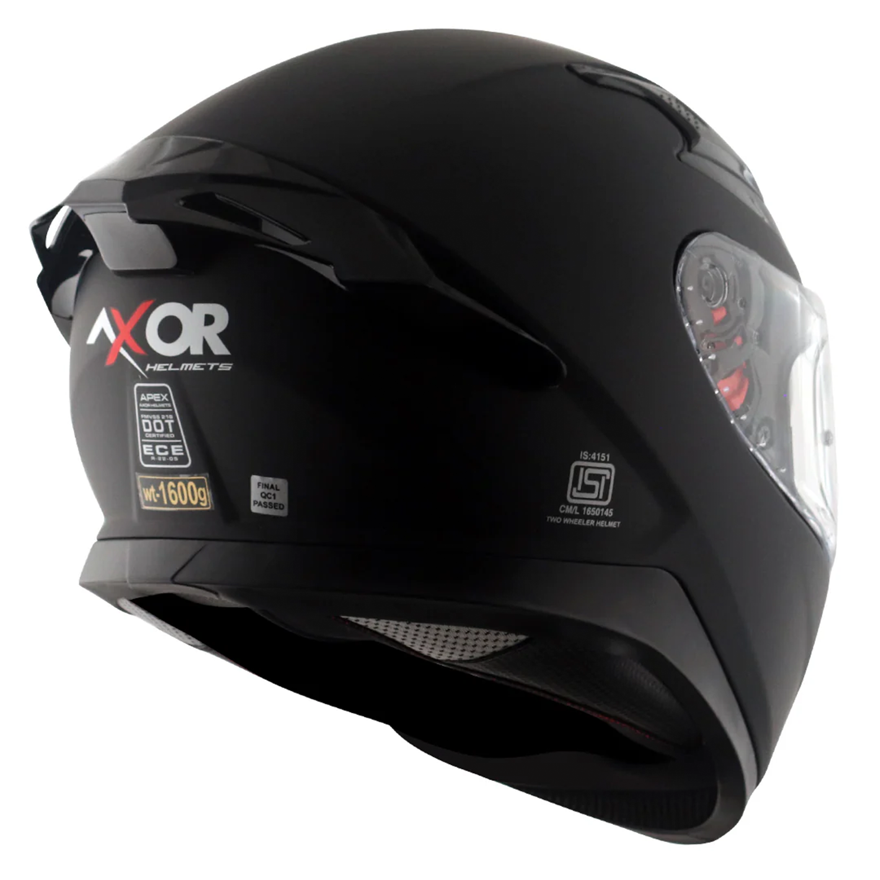 Axor Helmet Apex Full Face - Matt Black