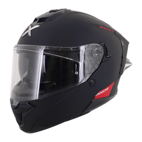 Axor Brutale Full Face Helmet With Dual Spoiler - Black Matt